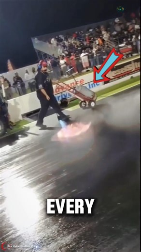 Why Do They Set the Drag Strip on Fire Before a Race? #documentary#usashorts#fyp