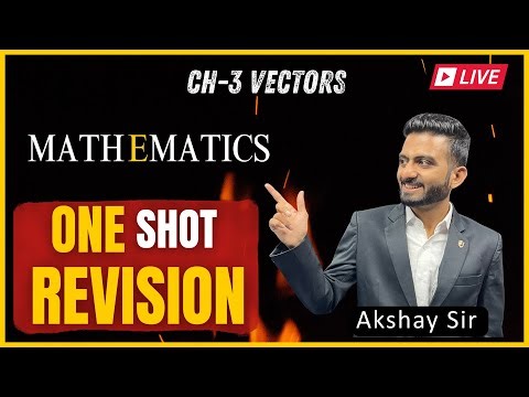 VECTOR // FULL REVISION // DIPLOMA SEM 1 MATHEMATICS // UNIT 3 // 20 MARKS IN GTU / ALL BRANCH