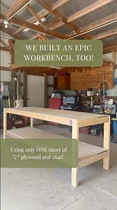 A Simple, Sturdy DIY Workbench!