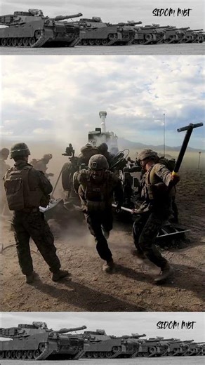US Marines fire M777A2 howitzer in live drill ops!