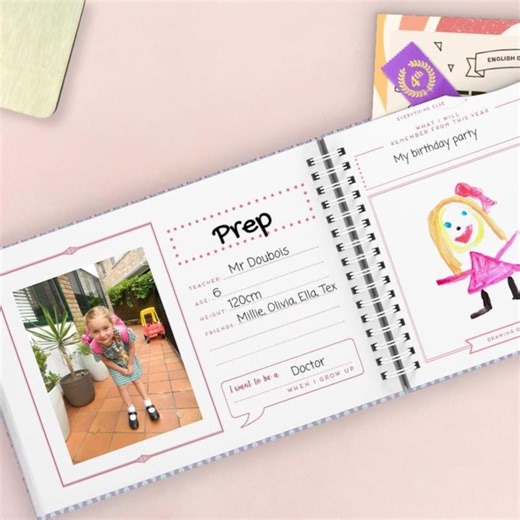 Australian School Memory Book | Photo, Artwork & Keepsake Organiser - Etsy Australia