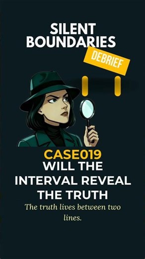 will the interval reveal the truth | Case019 debrief