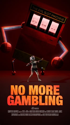 Matt-R on Instagram: "NO MORE GAMBLING My first ever Blender 3D animation for Computer Graphics class 2025, in collaboration with @clement.isjs @changyong._.24 @_liakho I hope to do more of this again, because it's so fun. 🥹"