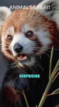 The Hidden Life of the Red Panda | Secrets You Never Knew 🌟 #wildlife #africansafari #wildliferescue
