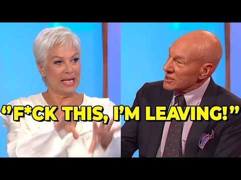 Patrick Stewart Kicked Off Loose Women After Heated Clash With Denise Welch
