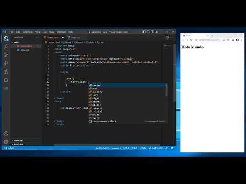 como CENTRAR un TITULO H1 en HTML 🍏