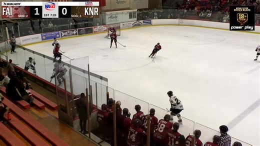 Kyle Rohrer (Fairbanks Ice Dogs Hockey Club) wins the race and sets up Matthew Volkman for a shorthanded tally! 🏁 💻: http://NAHLTV.com | North American Hockey League