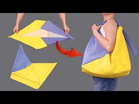 The easy way to sew a bag from squares - tutorial for beginners!