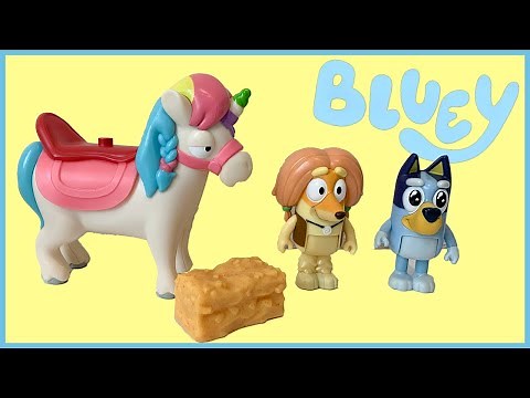 Bluey Toy! 🌟 Disney Jr! With Bingo and Indy - Markets Episode