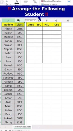Divide division in excel | Excel tips and tricks #shorts #ytshorts #viral