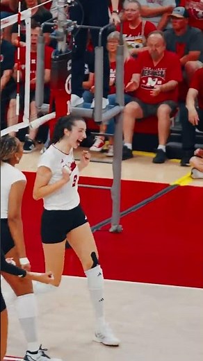 Virginia Adriano Block vs. Michigan | Nebraska Volleyball