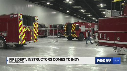 Firefighters conference literally fills up downtown Indy