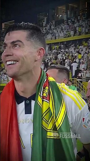 Mission complete! 🏆 CR7 and Al-Nassr are finally crowned Saudi champions! 🥳🎉