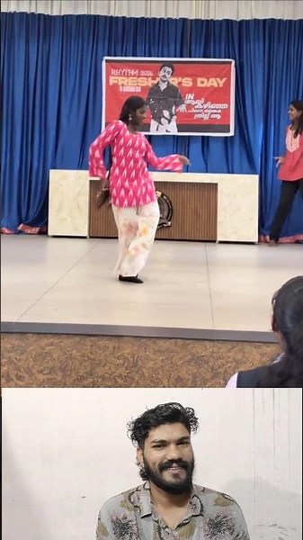 An amazing dance performance at the college Freshers' Day 🔥#trending #dance