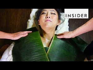 Spa Wraps You in Banana Leaves