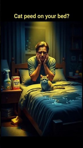 Cat peed on bed? Baking soda fix!