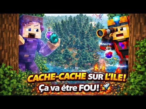 Cache-cache Minecraft… mais avec des pouvoirs 😳⚡