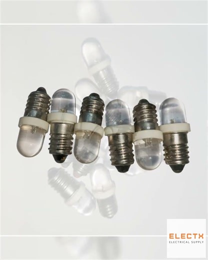 1W LED Pilot Light E10 440V Indicator Bulb Pilot Lamp 6500K Daylight DLED-E10/440V