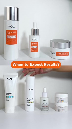 When Will You See Results? Understand the Radiance Glow and Radiance Up | Skincare Tips