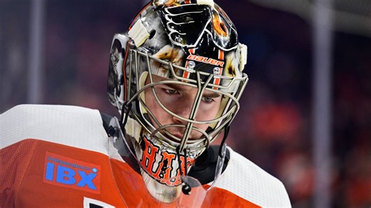 Carter Hart returns to NHL after nearly 2 years and receives warm welcome from Golden Knights fans