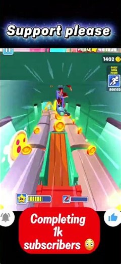 🚆 Subway Surfers Gameplay 🔥 | Insane Run & High Score! 🏃💨 #Shorts