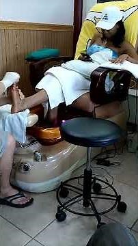 Can't Stop Laughing During A Pedicure.