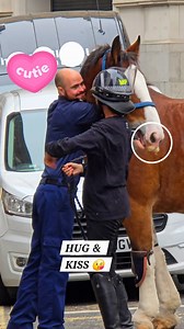 1.9M views · 28K reactions | A Moment of Love: Met Police Officer Hug & Kiss His Favourite Mustache Horse ❤️ #MustacheHorse #MetPolice #HorseLove #fblifestyle #WorkingAnimal #Animallove #MomentsofMine #MomentsLikeThese #ThisisLondon #Hugs #Kisses #MetropolitanPolice | At Horse Guards | Facebook