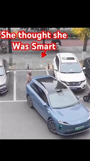 She Tried to Block the Parking Spot… Technology Said NO 😂