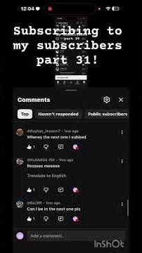 Subscribing to my subscribers part 31! #subscribe