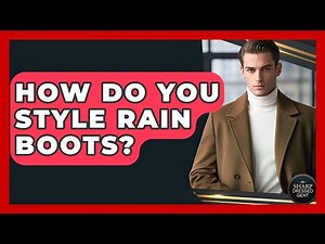 How Do You Style Rain Boots? - The Sharp Dressed Gent
