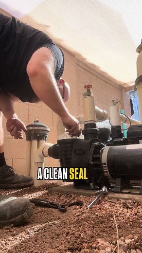 This Waterco pump  runs the in-floor sweepers, and it was leaking just enough air (and water) for them not to function properly Full housing replacement, new seals, and back to full pressure  Another quiet, balanced system which is just how we like it. Fully insured, locally owned, and ready for your next repair. DM “REPAIR” and I’ll take a look this week. | Seader Services | Facebook
