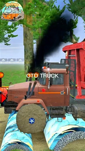 Flatbed Truck Carrying an Excavator vs Pipe Bridge! | MudRunner & BeamNG