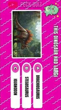 🧠 How Well Do You Know Dinosaurs? 🦕 | Ultimate Dinosaur Trivia Quiz Challenge [ PART 1 ]