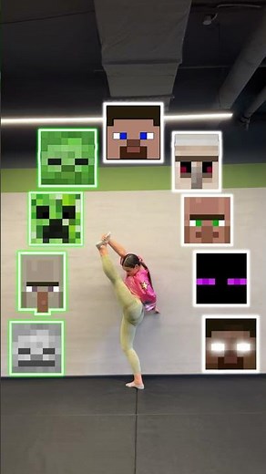 🅱CHALLENGE GYMNASTICS 💪| MINECRAFT VERSION🧊