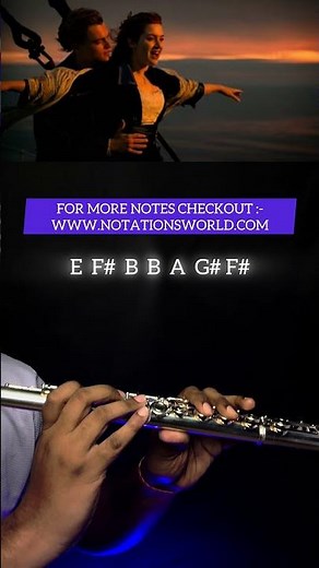 My Heart Will Go On (Titanic) Metal Key Flute Tutorial + Notes | #flutetutorial #flutenotes #titanic