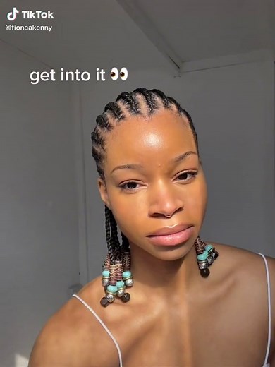 Stylish Straight Back Cornrows: A Natural Hair Trend