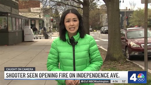 Video footage shows the moment a shooter opened fire in a D.C. neighborhood as a group of people ran. People ducked for cover and a resident said he played dead during the gunfire Wednesday night at Independence Avenue and 15th Street SE, in the Hill East area. http://nbc4dc.com/yoVYEJH | NBC Washington