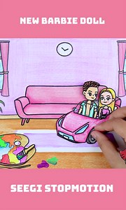 New Barbie doll #reels2024 #fpy #viral #reelsfypシ #Hflmedia #Stopmotion | Stop Motion Paper ASMR