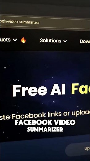 Summarize Facebook Videos in Seconds with AI! #aitools #reccloud