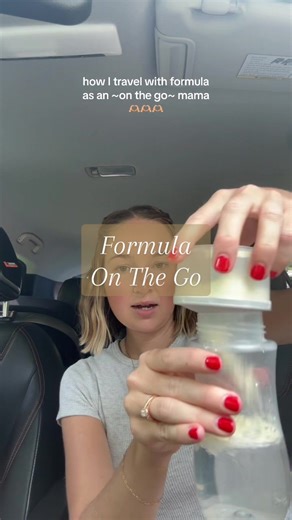 For all my fellow on the go mamas 💪🏼💪🏼💪🏼 #momsoftiktok #formulababy #onthegomom