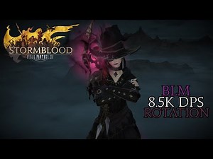 FFXIV - Black Mage/BLM 8.5k DPS rotation (Patch 4.58 - Ilvl 391)
