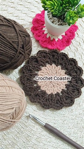 Easy Crochet Coaster for Beginners