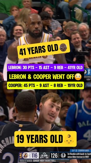 LeBron & Cooper Flagg made HISTORY😯