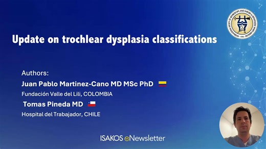 ISAKOS on Instagram: "Update on Trochlear Dysplasia Classifications This article reviews how classification systems for Trochlear Dysplasia have evolved. From the early, largely qualitative radiograph-based systems to a new MRI-based scheme that relies on objective measurements, improving reliability and helping guide treatment decisions. 📽️ Watch this quick 5-in-1 video to see the key highlights—then dive deeper by reading the full article in the recent #ISAKOSeNewsletter 2025 Vol. III. 🔗 Rea