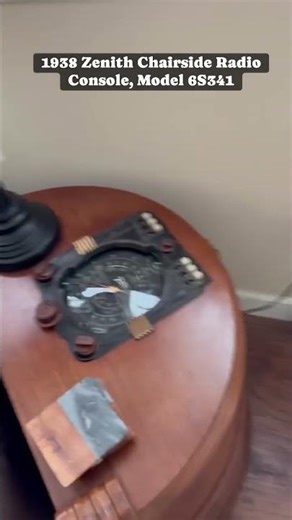 1938 Zenith Chairside Radio Console, Model 6S341