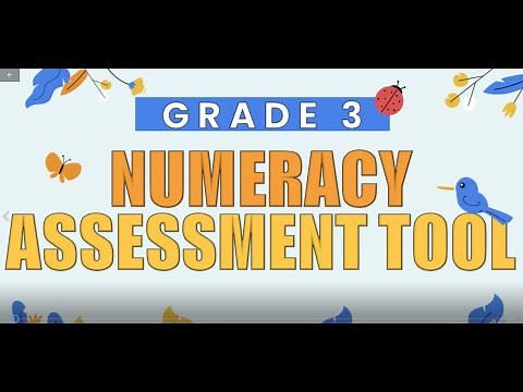 GRADE 3 NUMERACY ASSESSMENT TOOL | REVIEWER