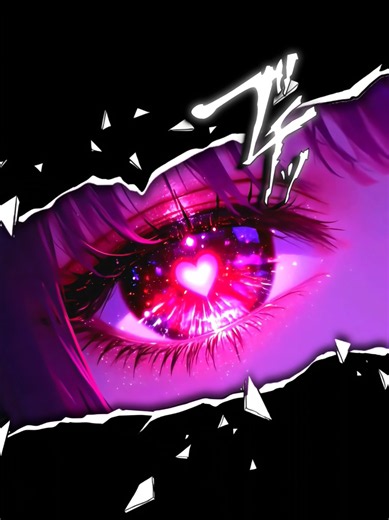 Hypnotic Heart Neon Love — Anime Live Wallpaper (Pink & Purple)