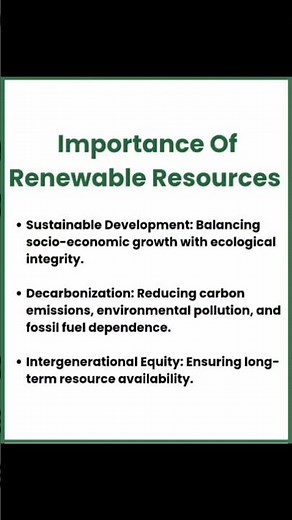 Renewable Resources Explained 🌿 | EVS | UGC NET JRF & MSc Environmental Science