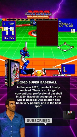 2020superbaseball (SNK Neo Geo) - Retro gameplay highlight......