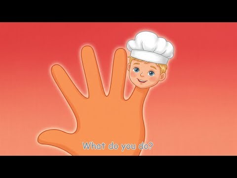 Chef Finger Family 🧑‍🍳🔪✋ | Learning Jobs Edition powered by Kinemaster effects